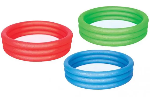 Bestway 51025 Bazén tříkomorový 122 x25 cm Nová Kolekce