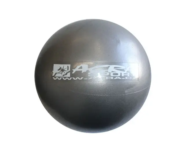 Bezpečná Platba Míč OVERBALL 30 cm - stříbrný