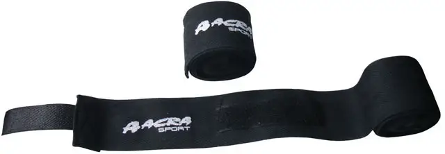 ACRA 05-BR1 Bandáž na ruce pro bojové sporty černá Poslední Šance
