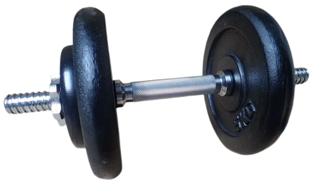 Nejlepší Volba ACRA Jednoruční nakládací činka 15 kg - 25 mm