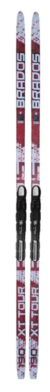Běžecké lyže šupinaté Brados XT Tour s vázáním NNN červené 195 cm Vrácení Zdarma