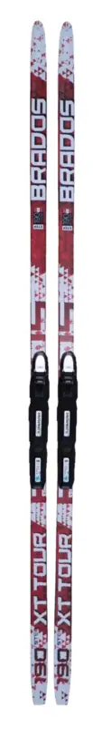 Cenově Výhodný Běžecké lyže šupinaté Brados XT Tour s vázáním SNS červené 195 cm