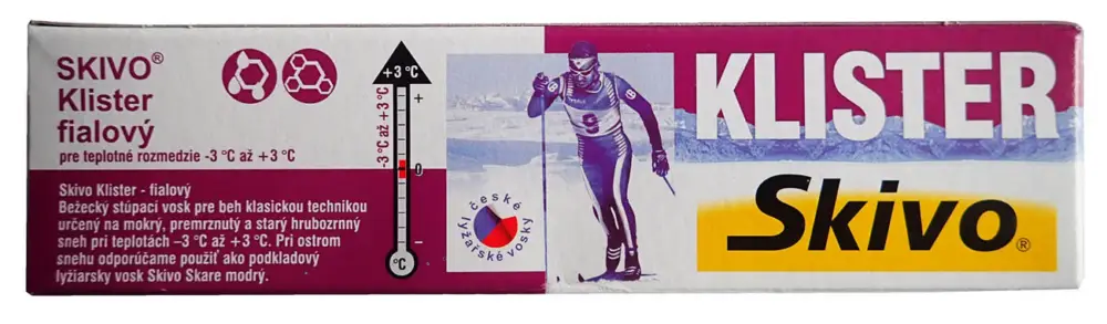 Bezpečná Platba Skivo Klister fialový -3 až +3°C = 50 g