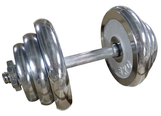 Must-Have ACRA Činka nakládací jednoruční chromovaná 20 kg - 25 mm