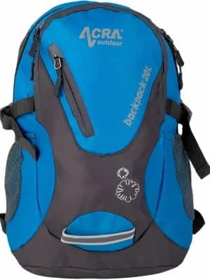 ACRA Batoh Backpack 20 L turistický modrý BA20-MO Nejprodávanější