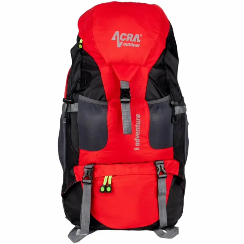 ACRA Batoh Adventure 50 L na horskou turistiku červený BA50-CRV Cenová Bomba