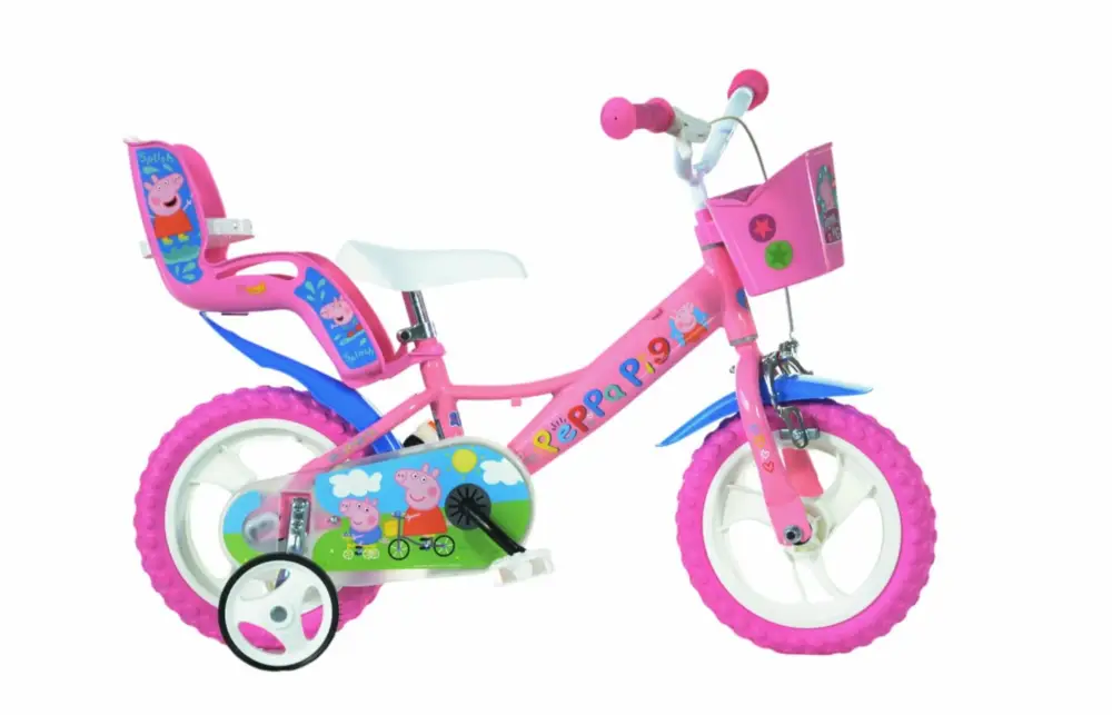 Vrácení Zdarma Dívčí kolo 12" s příslušenstvím PEPPA PIG