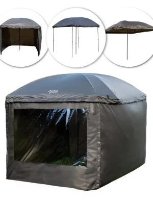 ACRA Outdoor Shelter XXL, deštník 300 cm s bočnicemi a stabilizačními tyčemi Pouze Dnes