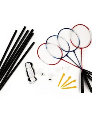 Acra badmintonový set 4 rakety, síť a míčky Nakupujte Hned