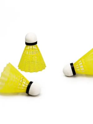 Acra badmintonové míčky NYLON 3 ks - rekreační Finální Výprodej