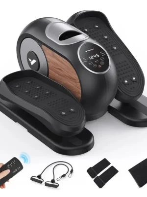 Horká Nabídka MERACH E32B1 Mini elektrický eliptický trenažér, mini stepper, 12 programů