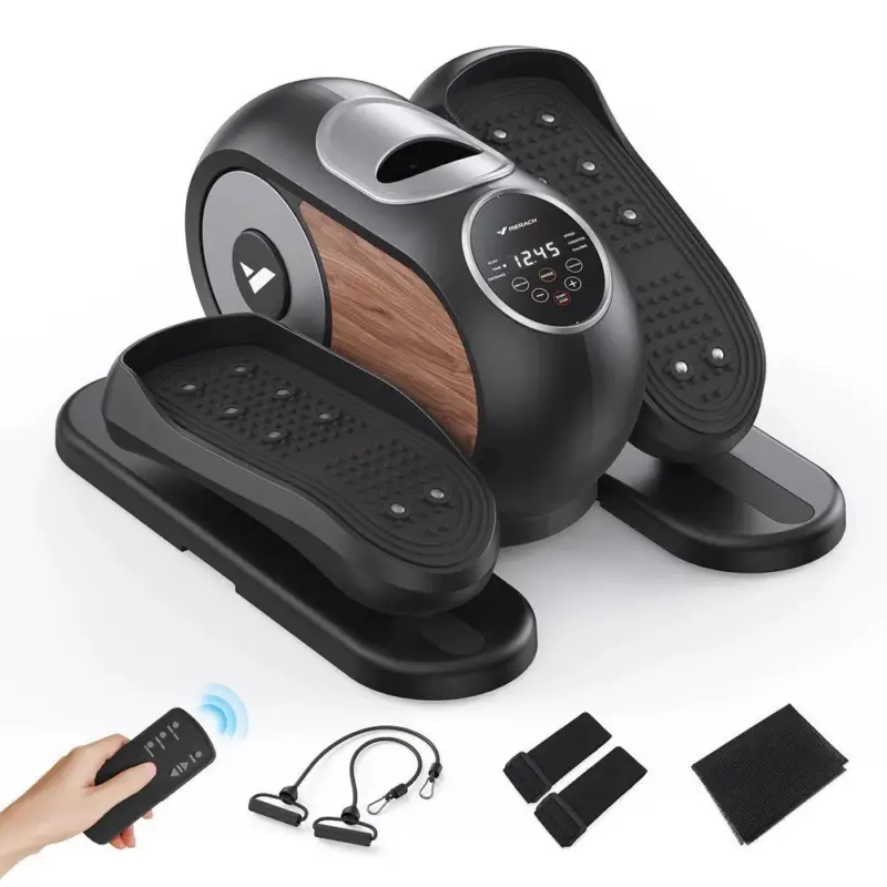Horká Nabídka MERACH E32B1 Mini elektrický eliptický trenažér, mini stepper, 12 programů