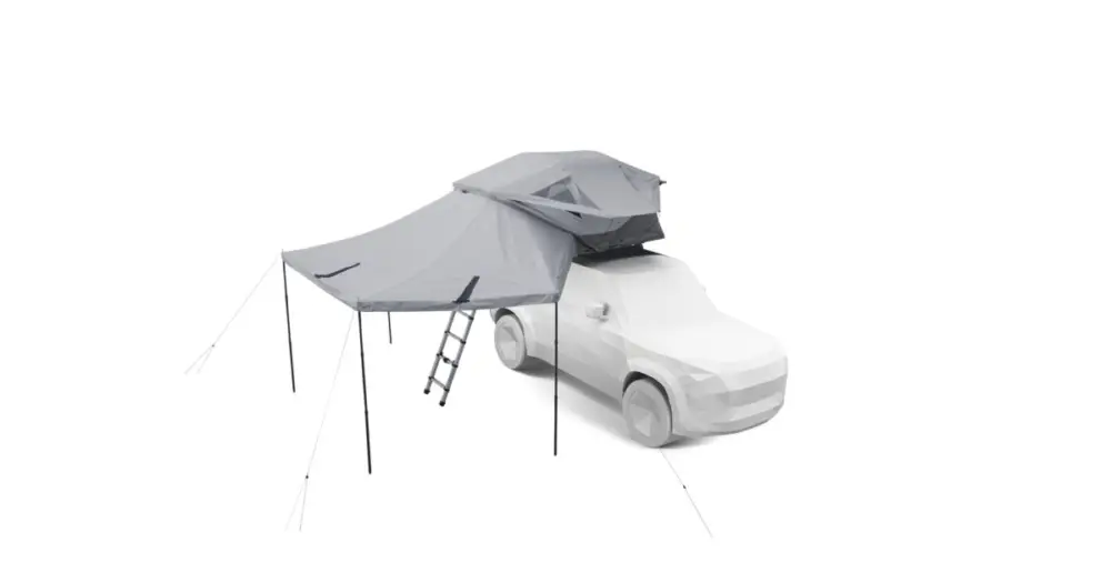 Thule Approach Awning 2 L Ashland Gray - markýza střešního stanu pro 4 osoby Zlevněný