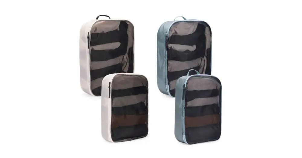 Thule Packing cube sada 2 velké a 2 střední organizéry TPCS205 - bílá/Pond Gray Horká Nabídka