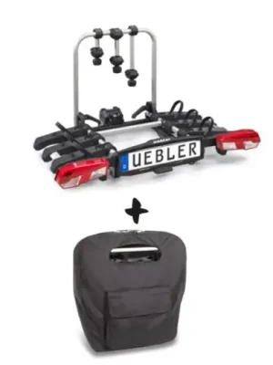 Nejprodávanější Nosič kol na tažné zařízení UEBLER H31 S pro 3 jízdní kola, 90° výklop + transportní taška