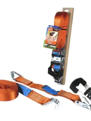 Koupit Online Popruh JUMBO s poplastovanou ráčnou a "J" háky 1 x 600cm / 2000kg / orange