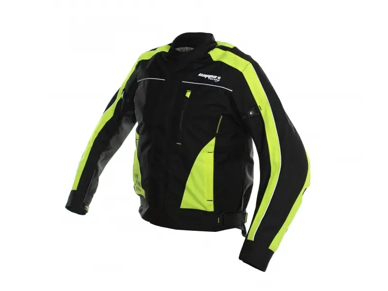 Cenový Hit Airbagová moto bunda pánská CP – černá/fluo