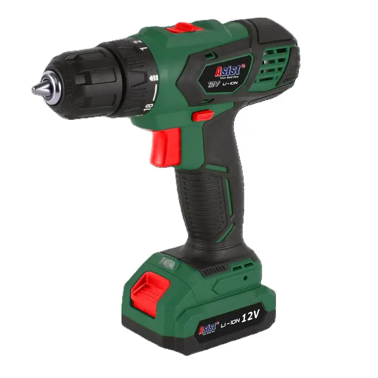 Nízká Cena Aku vrtačka 12V Li-lon, 2rychlostní, 1500 mAh