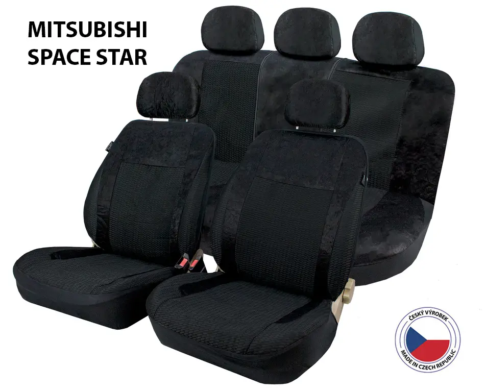 Nejlepší Volba Autopotahy Perfetto AL Mitsubishi Space Star černá