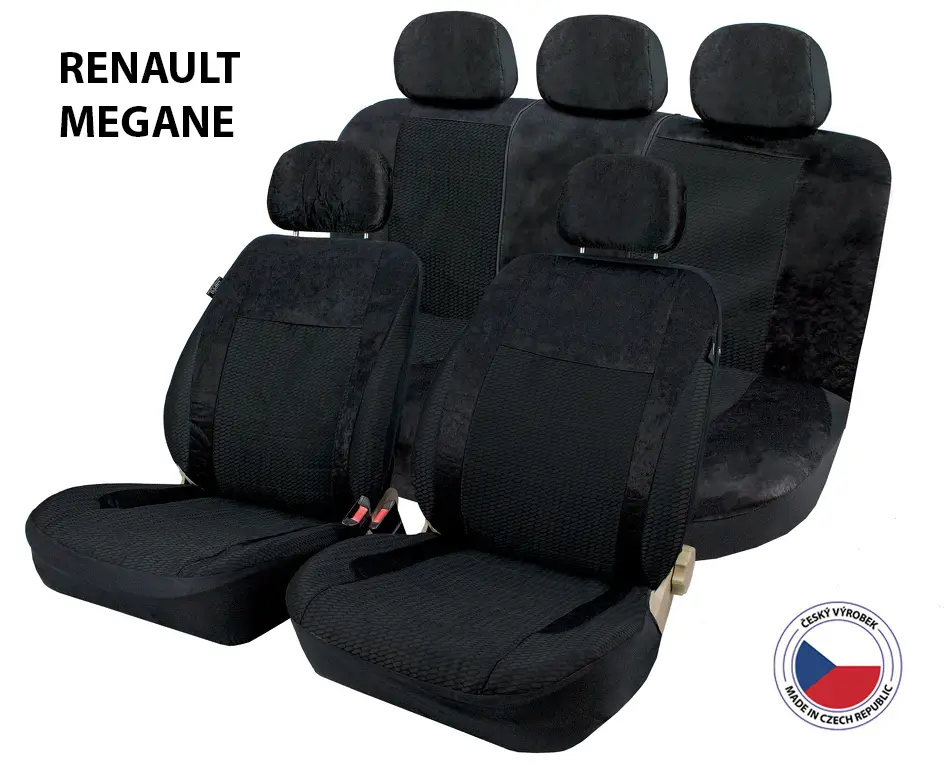 Autopotahy Perfetto AL Renault Megane černá Novinka