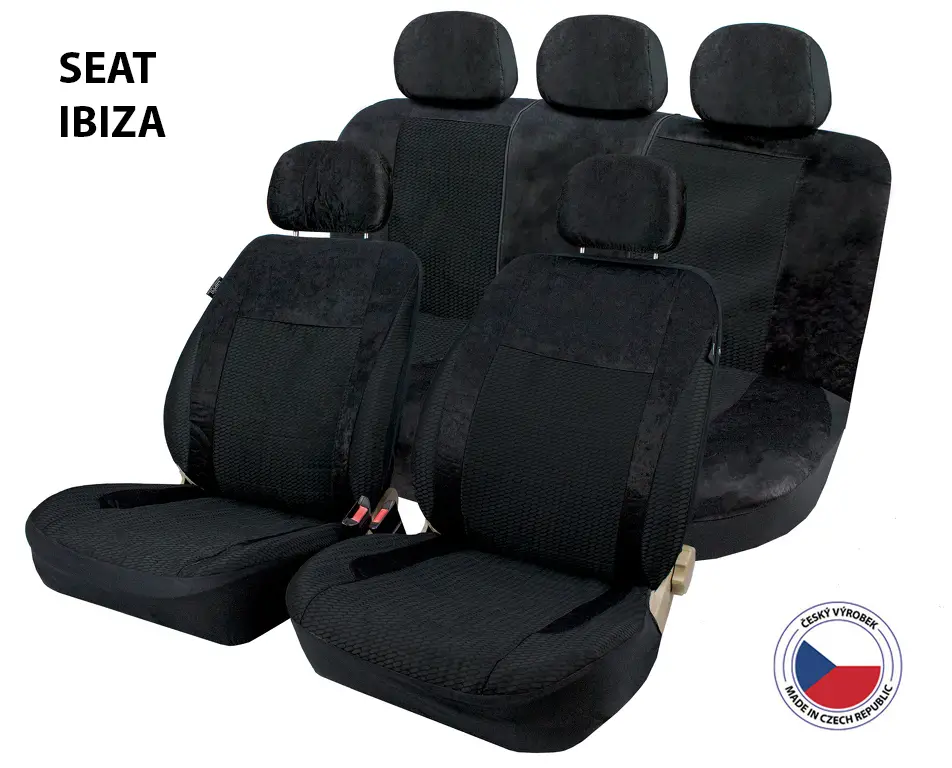 Jen Po Omezenou Doba Autopotahy Perfetto AL Seat Ibiza černá