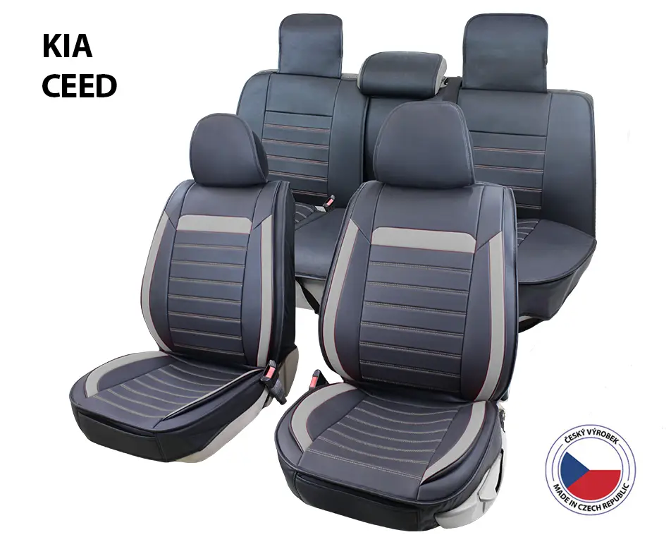 Hit Sezóny Autopotahy Perfetto DL Kia Ceed černá/šedá