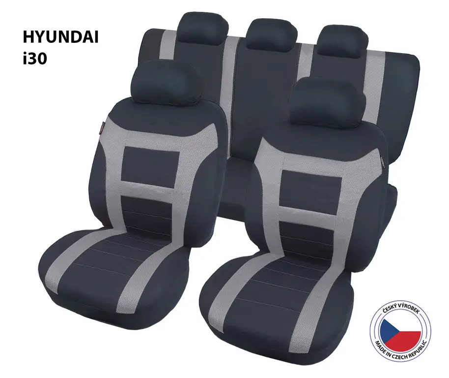Přímo Od Výrobce Autopotahy Perfetto EL Hyundai i30 šedá