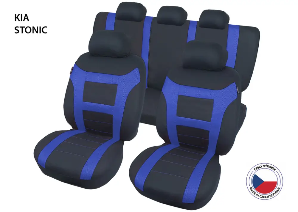 Cenově Výhodný Autopotahy Perfetto EL Kia Stonic modrá