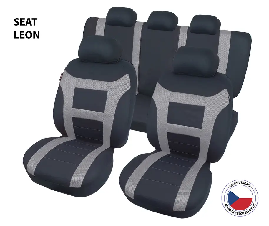 Rychlé Dodání Autopotahy Perfetto EL Seat Leon šedá