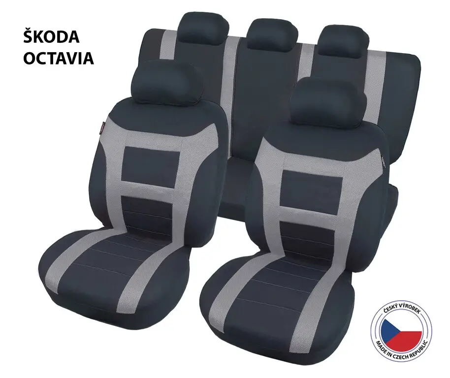 Autopotahy Perfetto EL Škoda Octavia šedá Speciální Cena