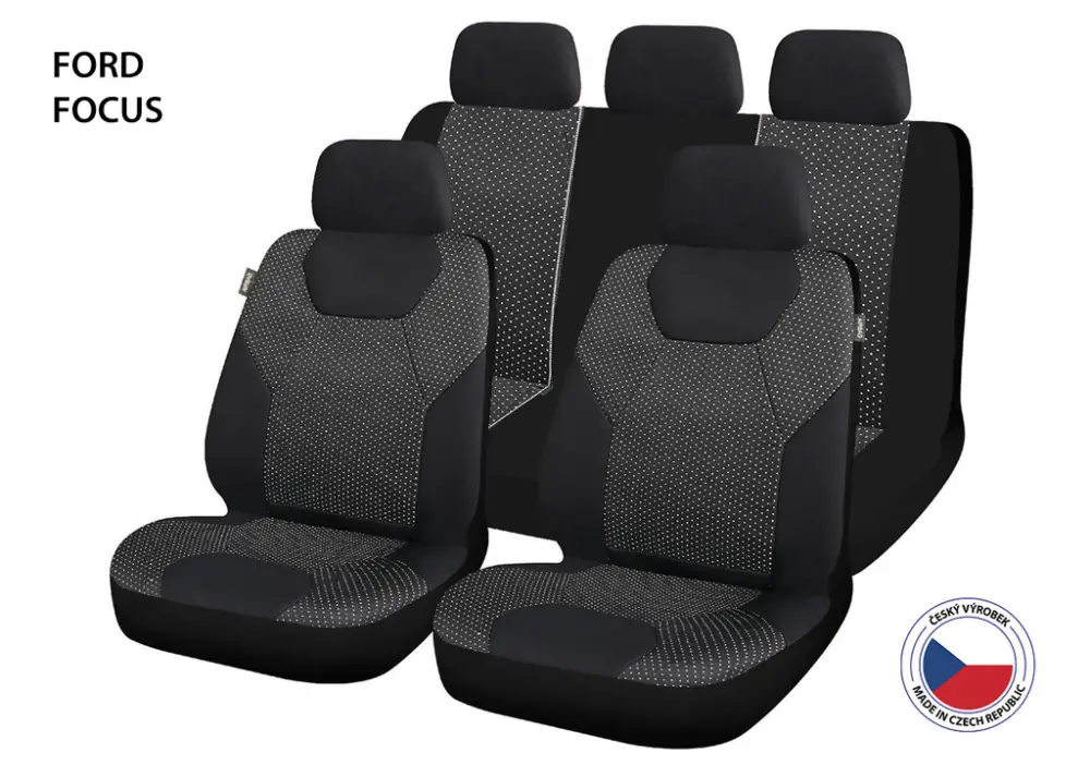 Autopotahy Perfetto GL Ford Focus černá/šedá Originální
