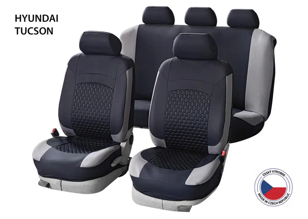 Oblíbený Autopotahy Perfetto HL Hyundai Tucson černá/šedá