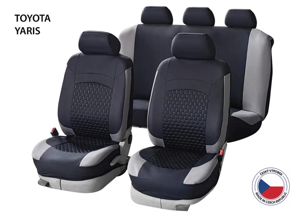 Autopotahy Perfetto HL Toyota Yaris černá/šedá Koupit Online