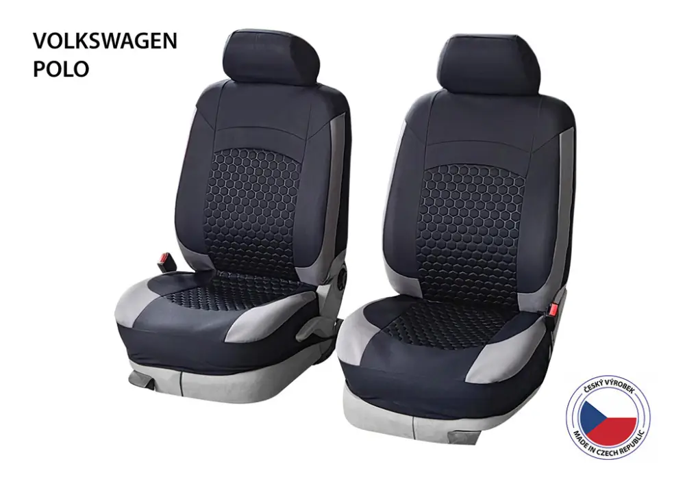 Oblíbený Autopotahy Perfetto OL Volkswagen Polo černá/šedá 2M