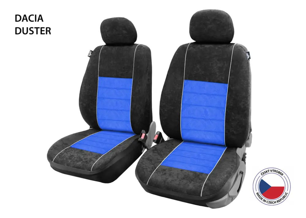Autopotahy Perfetto RF Dacia Duster černá/modrá 2 ks Výprodej