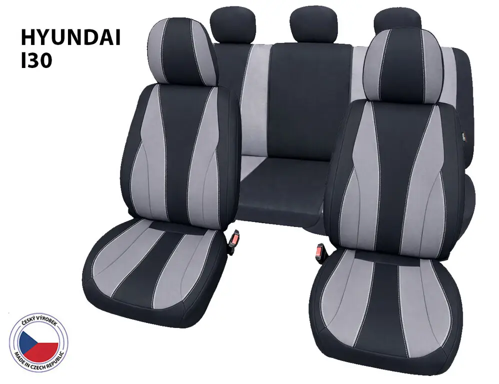 Autopotahy Perfetto TM Hyundai i30 černá/šedá Koupit Online
