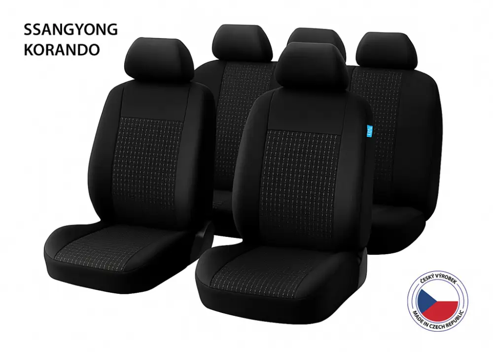 Kup Teď Autopotahy Perfetto TX SSangYong Korando černá