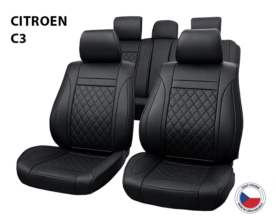 Objednat Nyní Autopotahy Perfetto VL Citroën C3 černá