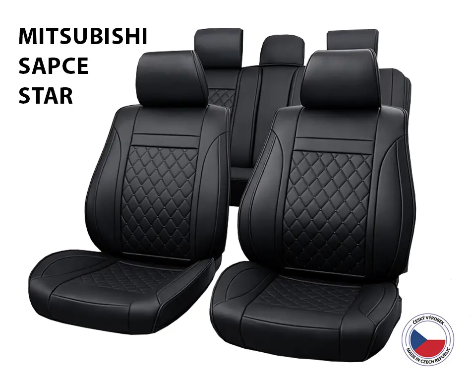Autentický Autopotahy Perfetto VL Mitsubishi Space Star černá