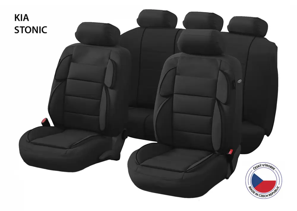 Autopotahy Perfetto YL Kia Stonic černá Cenově Výhodný