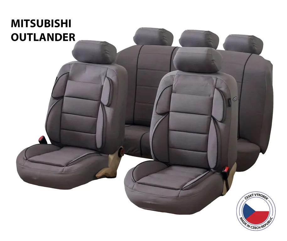 Autopotahy Perfetto YL Mitsubishi Outlander šedá Odeslání Ihned