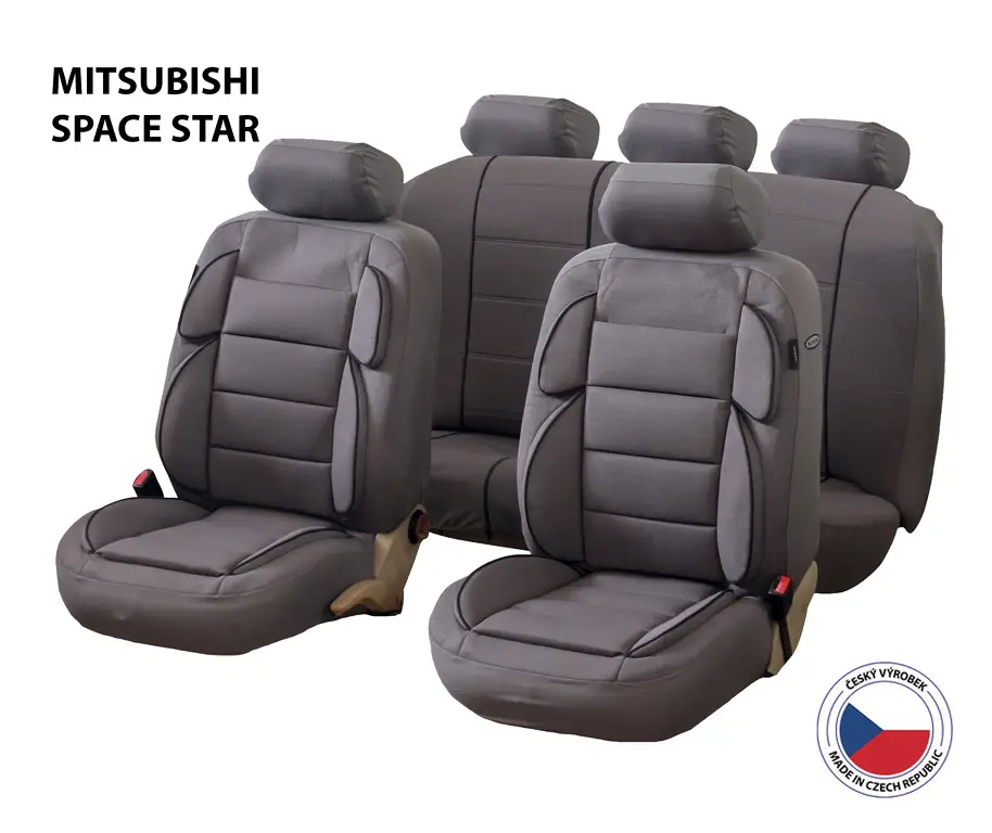 Výprodej Autopotahy Perfetto YL Mitsubishi Space Star šedá