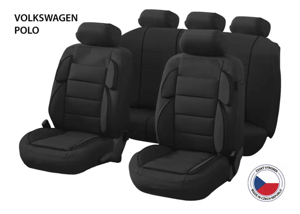 Autopotahy Perfetto YL Volkswagen Polo černá Originální