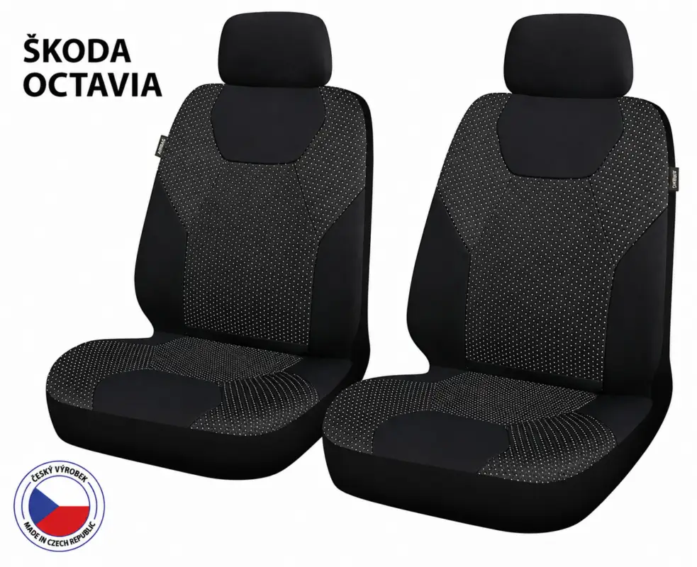 Top Prodej Autopotahy Perfetto ZL Škoda Octavia černá/šedá 2M
