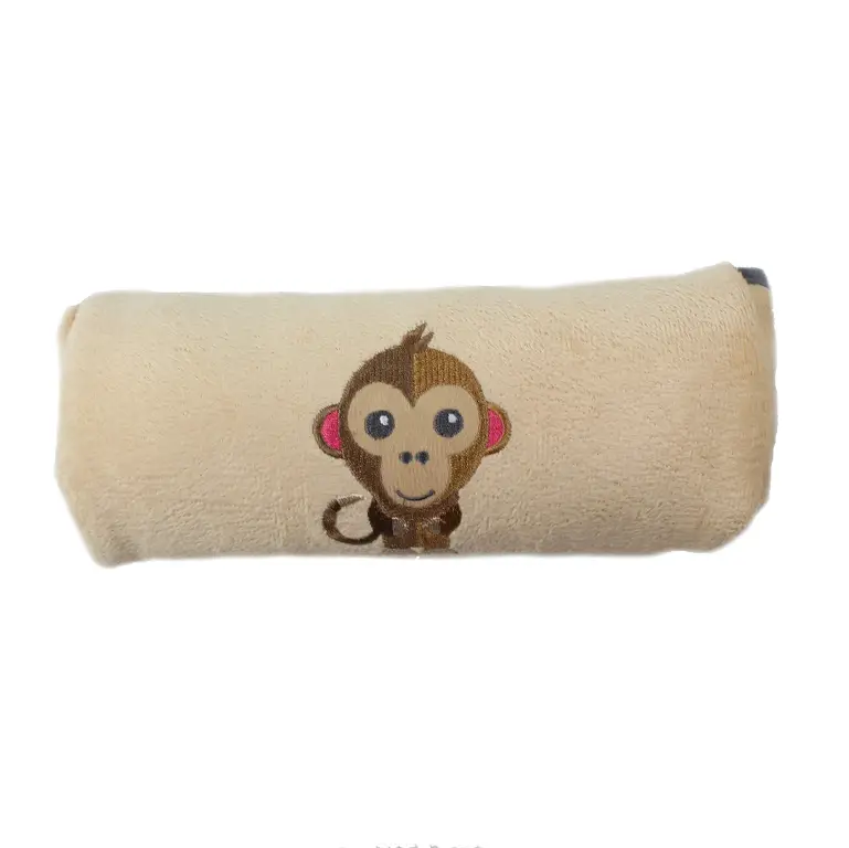 Cestovní polštářek na pás HAPPY MONKEY béžový Finální Výprodej